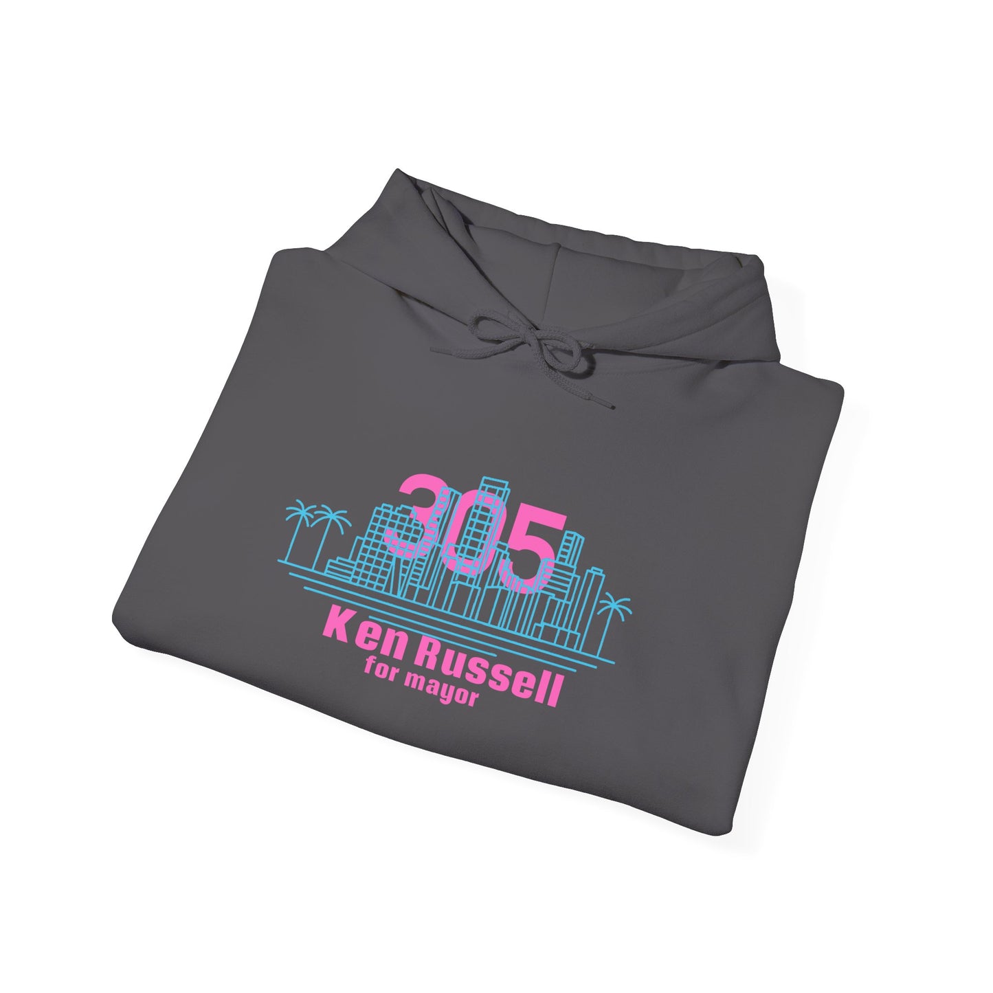 305 Miami Vice City Hoodie - Ken Russell for Mayor of Miami