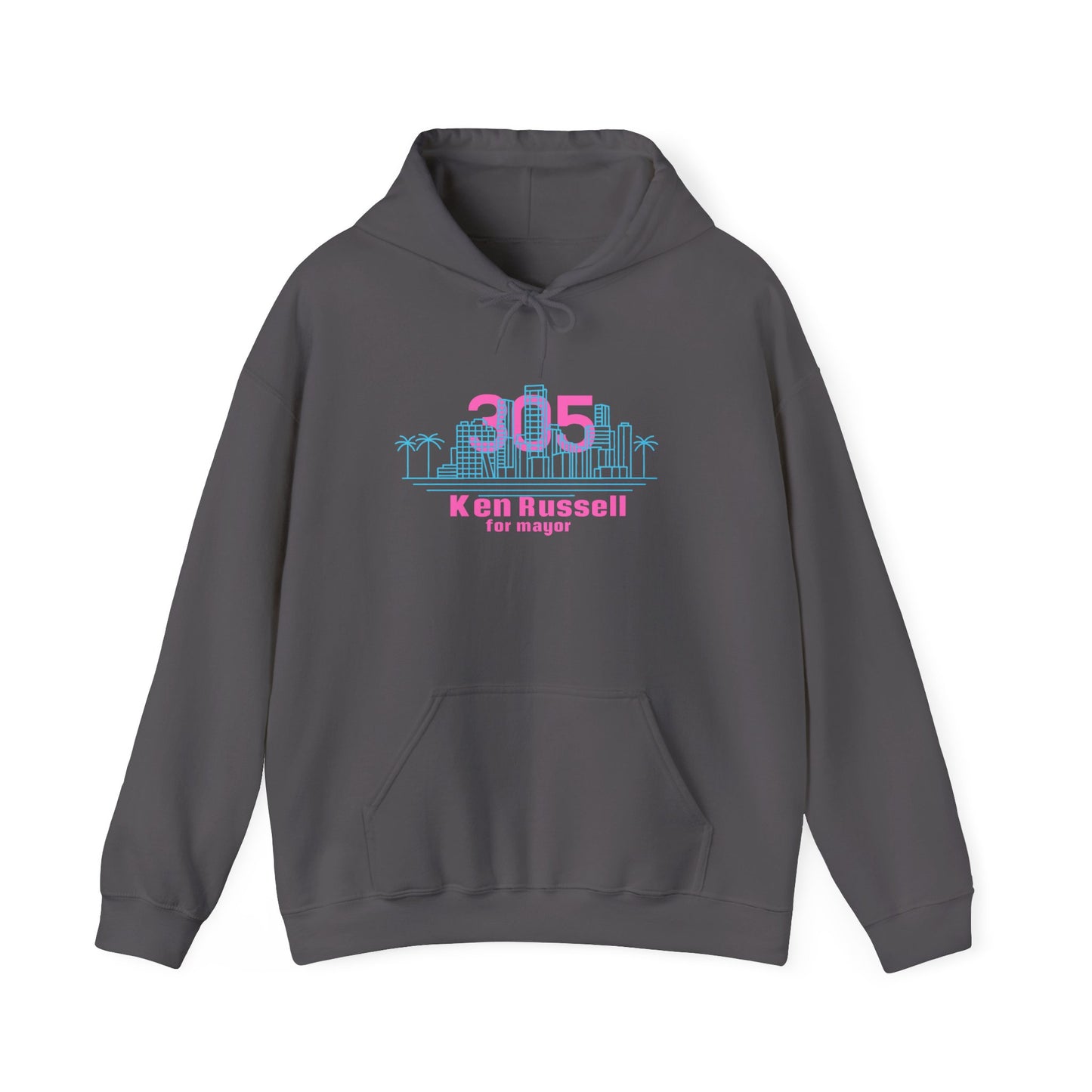 305 Miami Vice City Hoodie - Ken Russell for Mayor of Miami