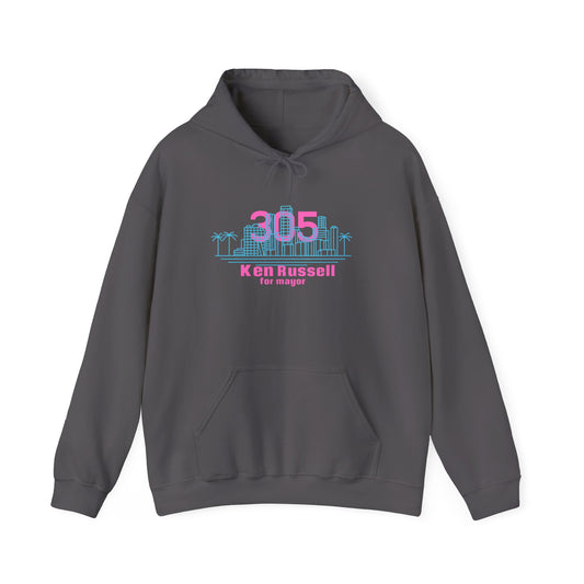 305 Miami Vice City Hoodie - Ken Russell for Mayor of Miami
